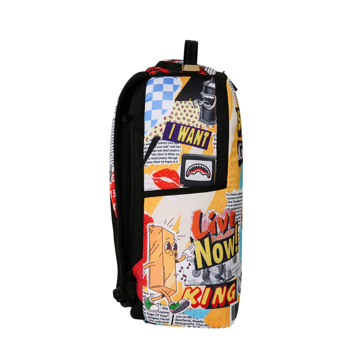 COLLAGE OF FUN BACKPACK