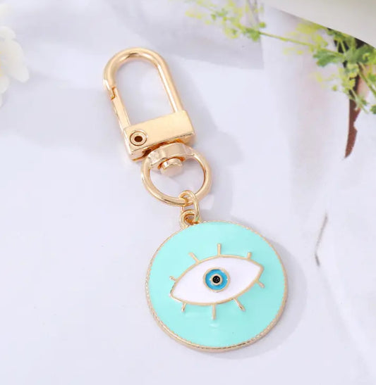 BLUE EVIL EYE KEYCHAIN