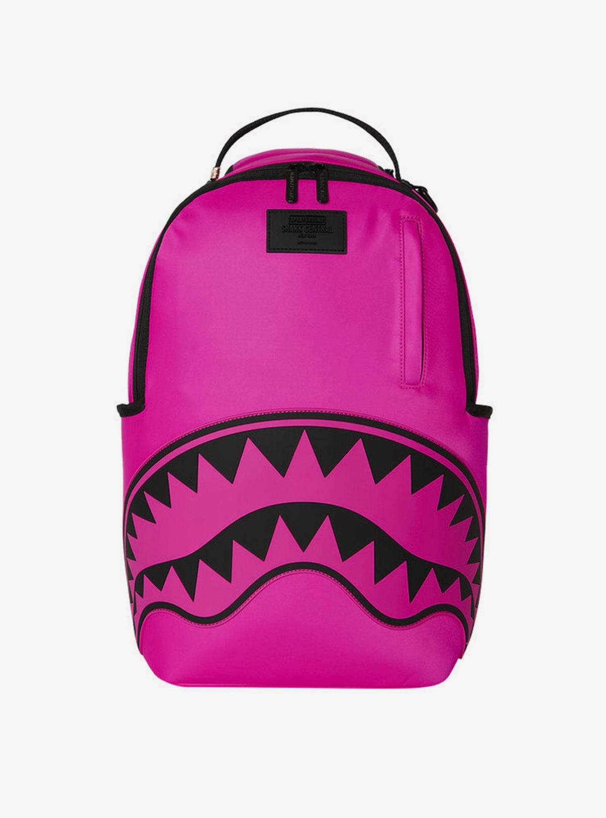 Sprayground Shark Central White Stencil Shark Pink Dlxsv Backpack