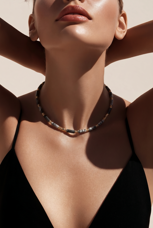 NATURAL BEADED NECKLACE
