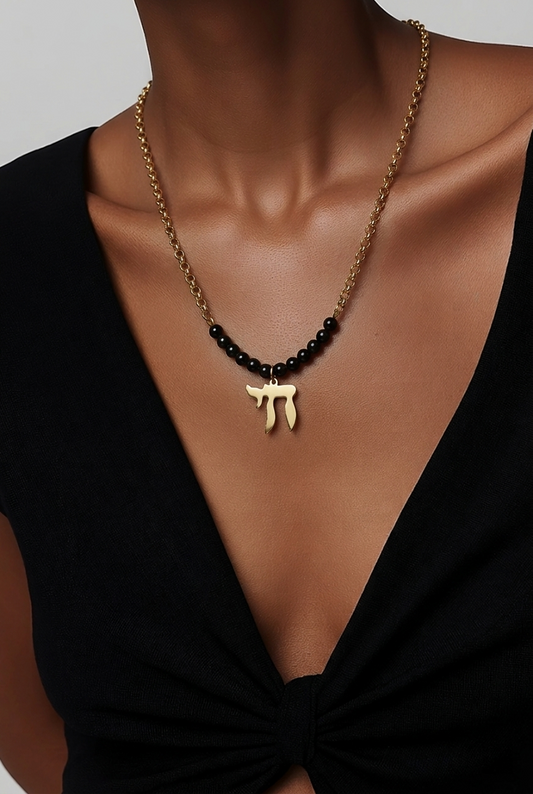 Long Chai Beaded