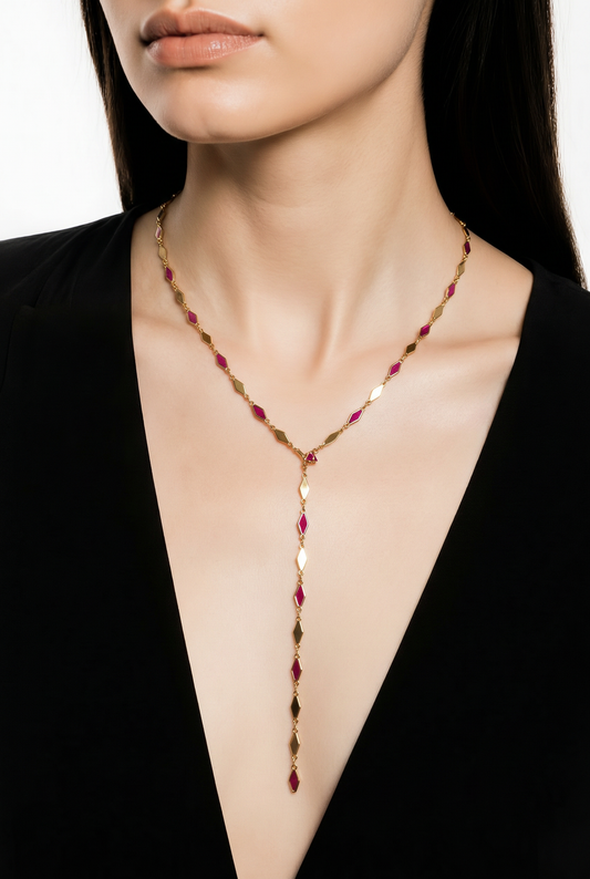 LONG CLIP NECKLACE