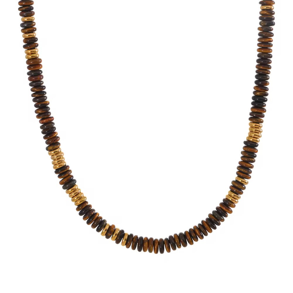NATURAL BEADED NECKLACE