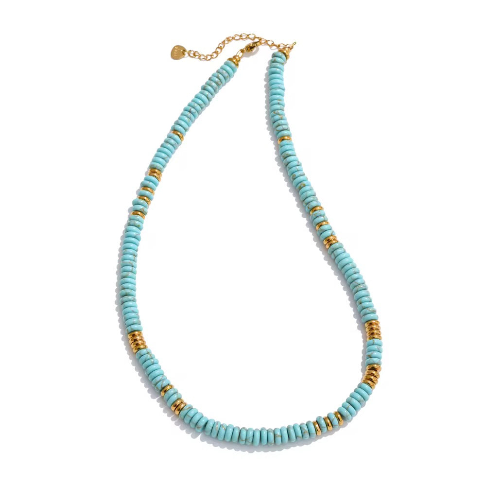 NATURAL BEADED NECKLACE