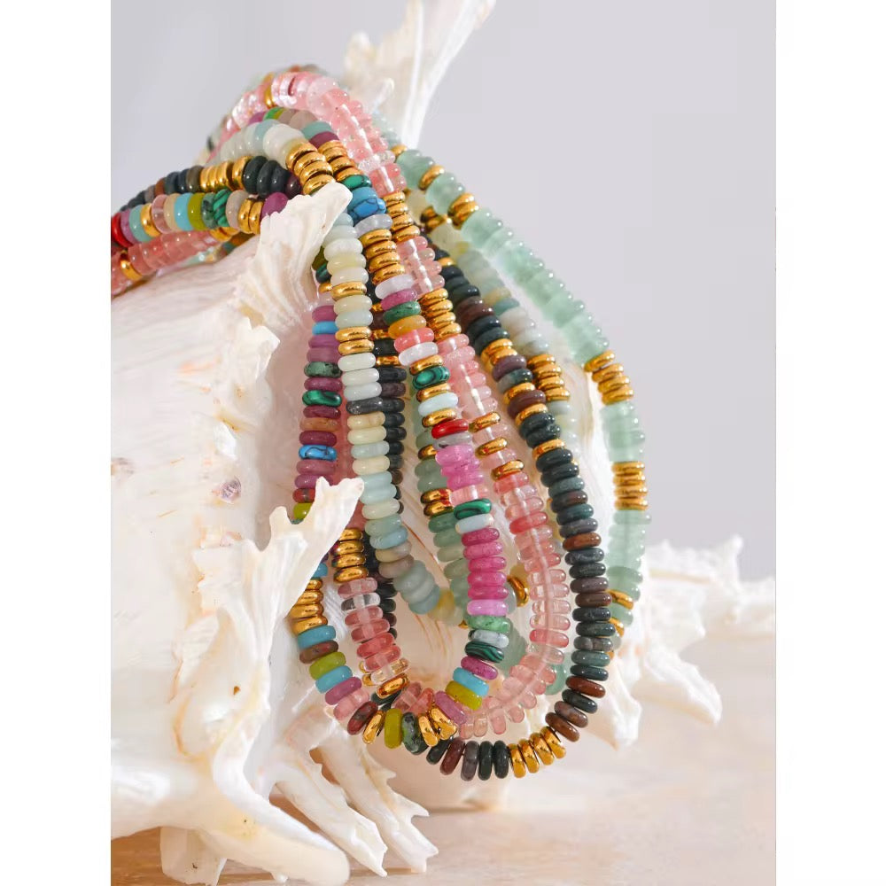 NATURAL BEADED NECKLACE