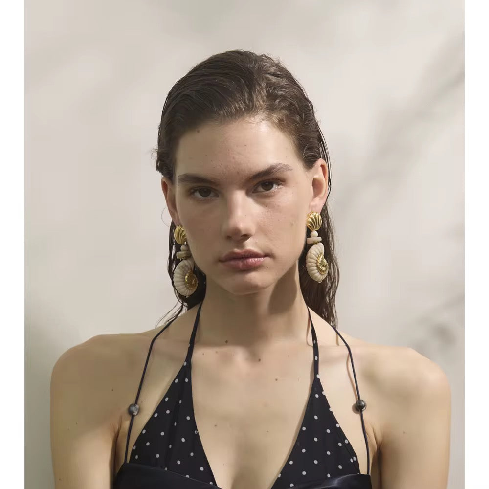 LARGE SHELL EARRINGS