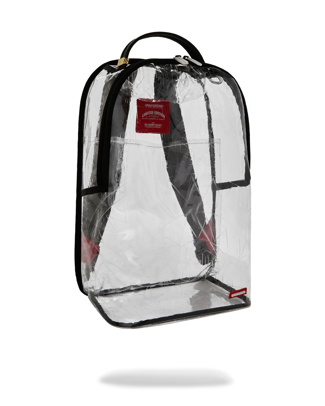 FULLY CLEAR EMBOSSED BOSS BACKPACK