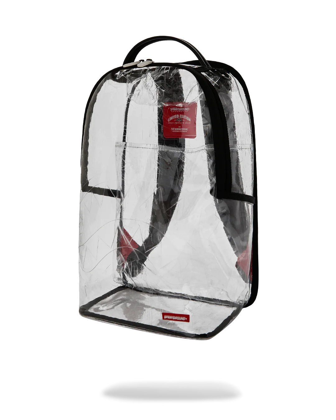 FULLY CLEAR EMBOSSED BOSS BACKPACK