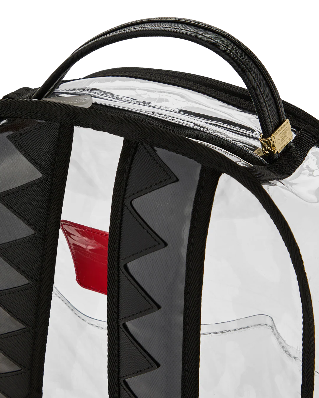 FULLY CLEAR EMBOSSED BOSS BACKPACK