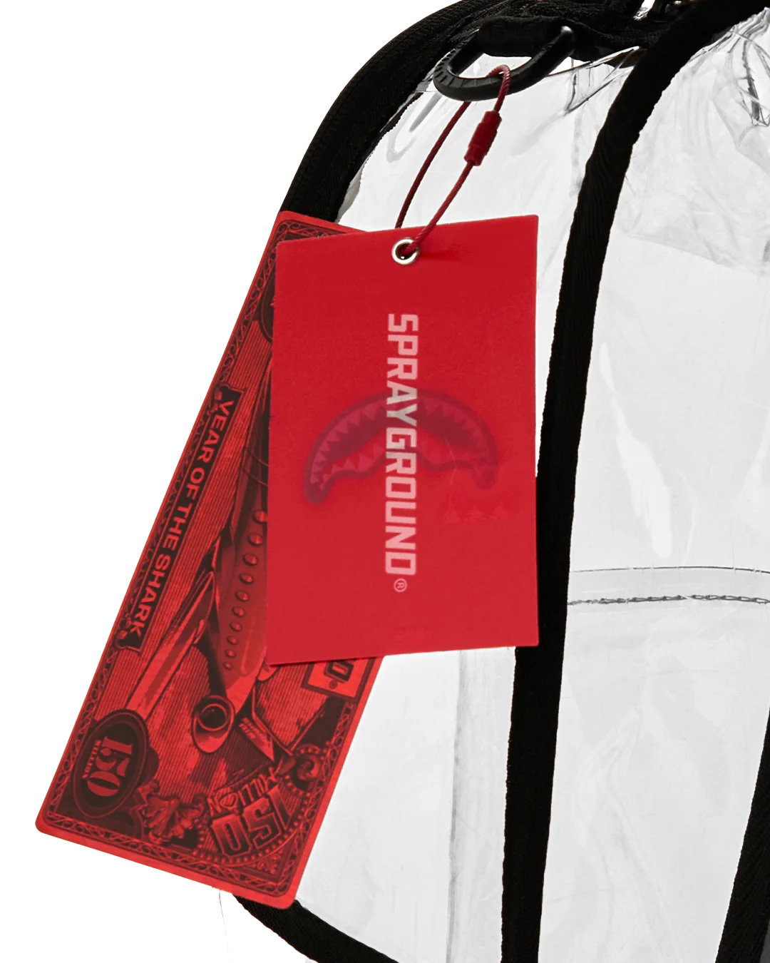 FULLY CLEAR EMBOSSED BOSS BACKPACK