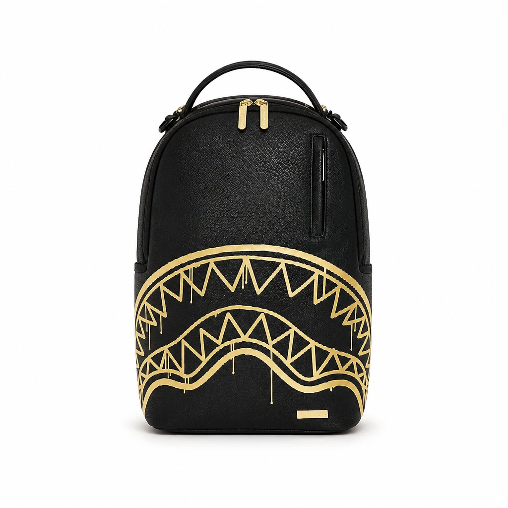 GOLD DRIP LOGO BACKPACK