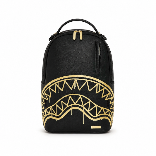 GOLD DRIP LOGO BACKPACK