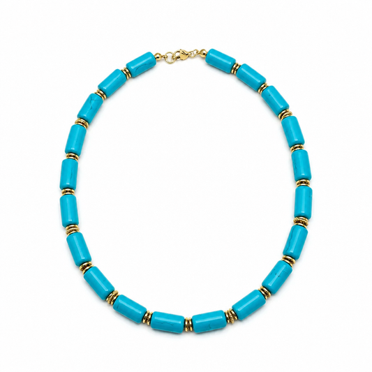 TURQUOISE BEADED