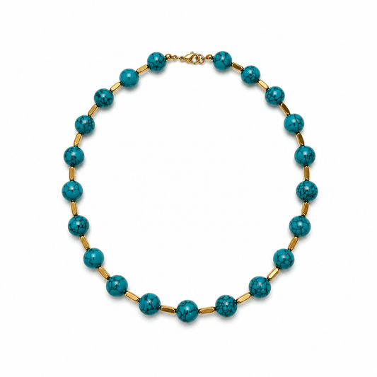 NATURAL BEADED NECKLACE