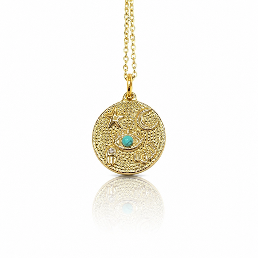 DAINTY EYE NECKLACE