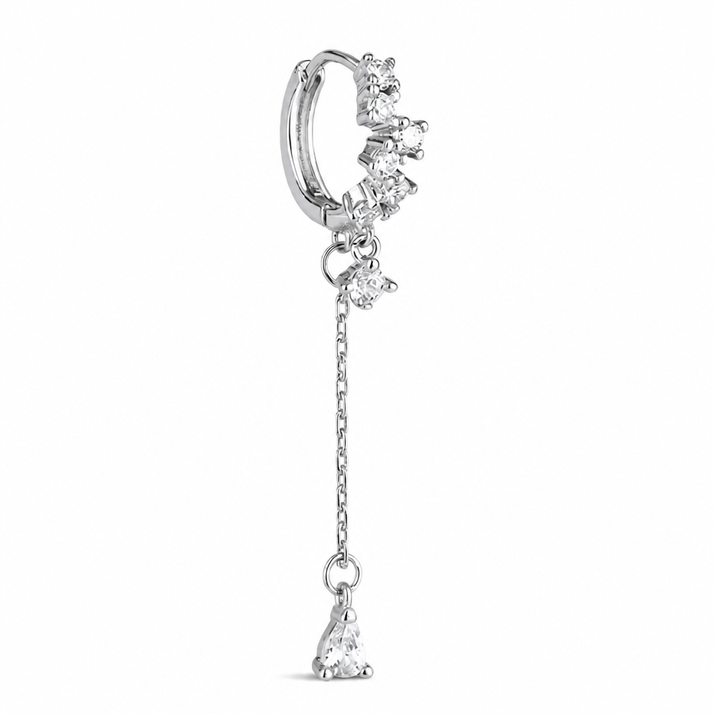 HOOP CHAIN EARRING