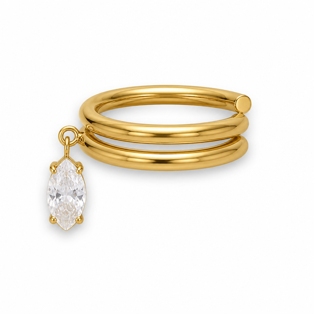 DOUBLE CZ EARCUFF