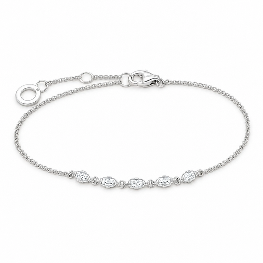 Danity Loop Bracelet in 18K Gold Plated Sterling Silver