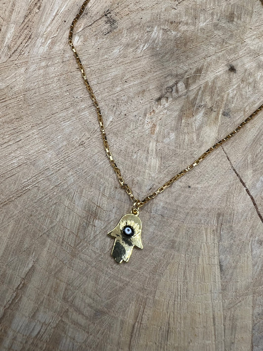 HAND EYE NECKLACE