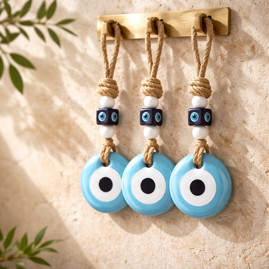 EVIL EYE BLUE WALL HANGING