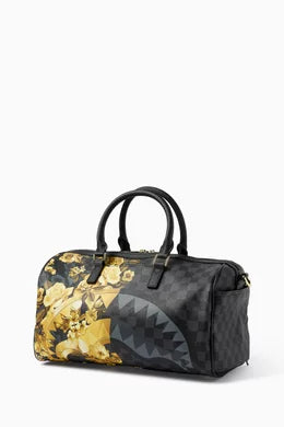 GOLD FLORAL REMIX MINI DUFFEL