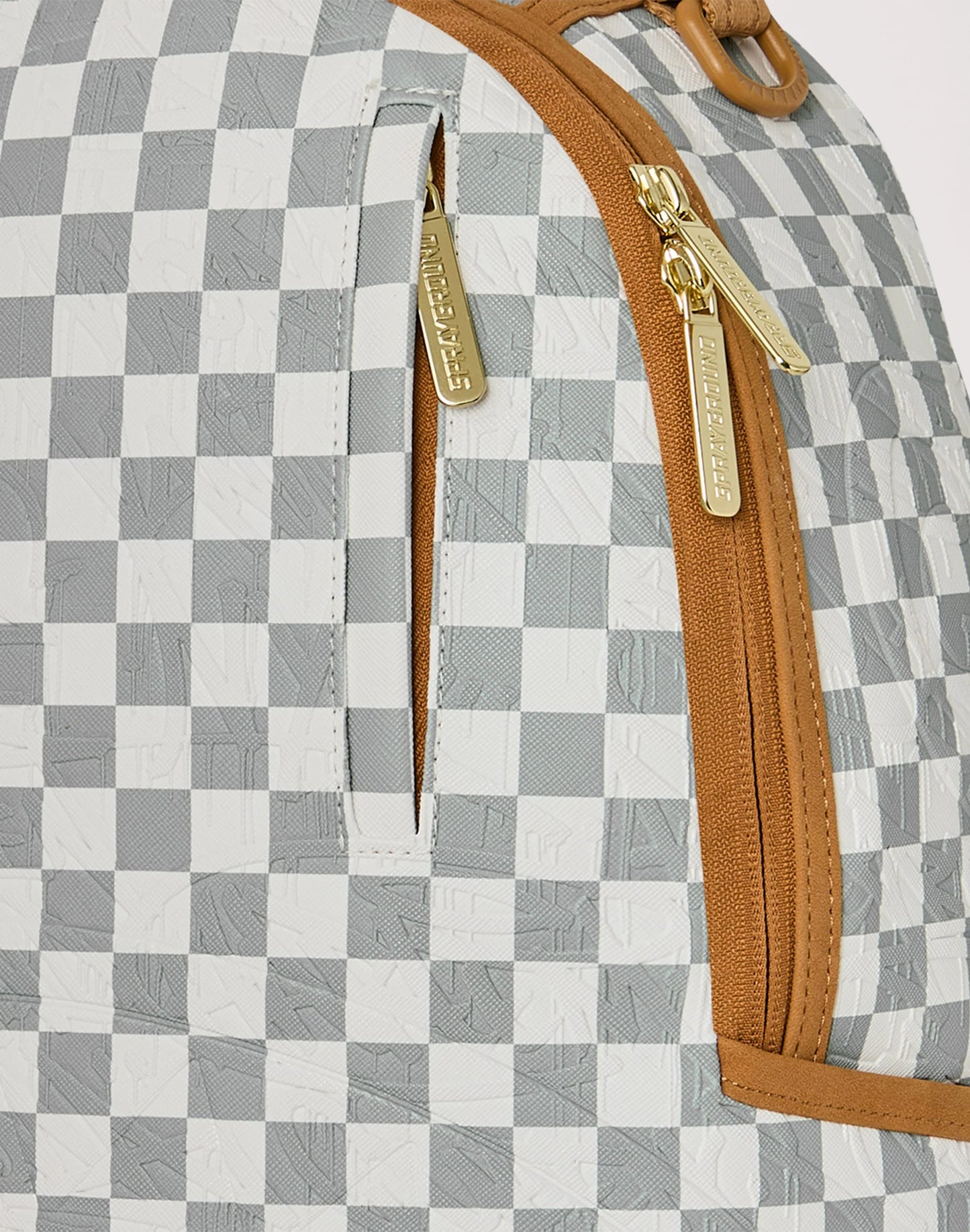 SPRAYGROUND GRAFFITI EMBOSSED CHECK BACKPACK