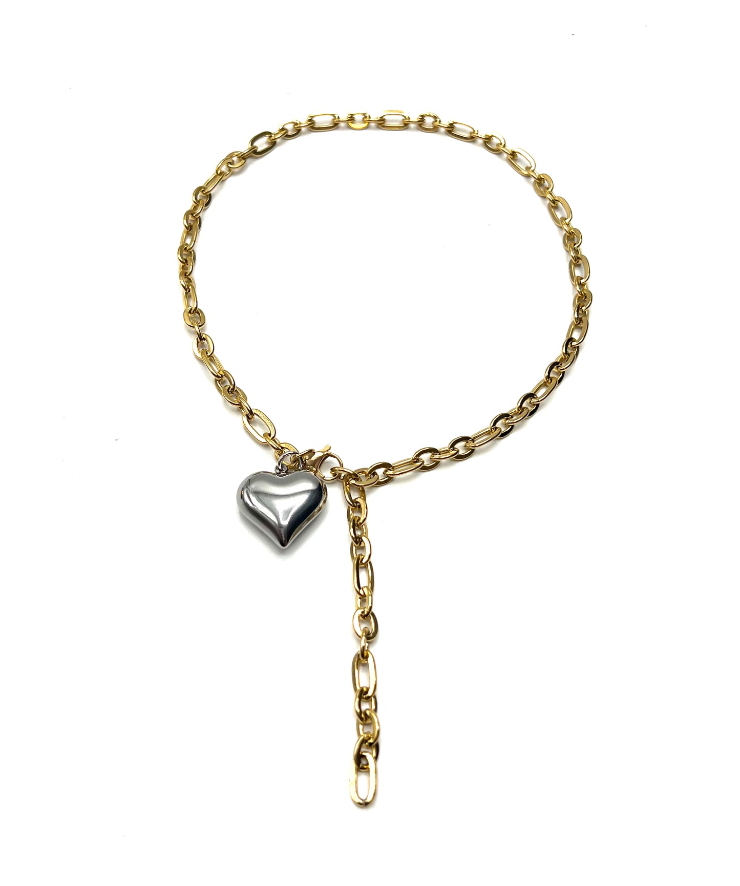 PAPERCLIP HEART NECKLACE