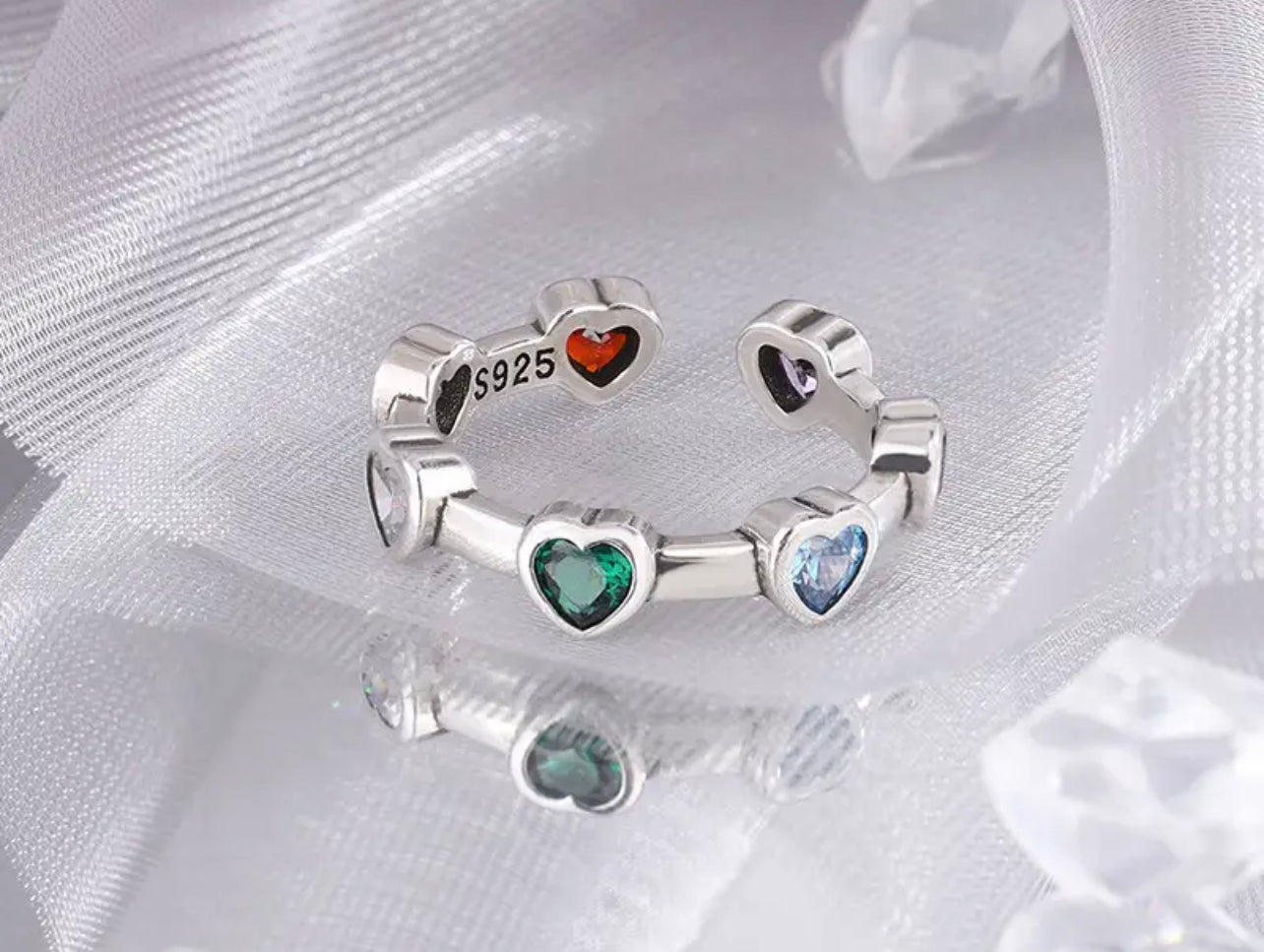 COLOR HEART RING