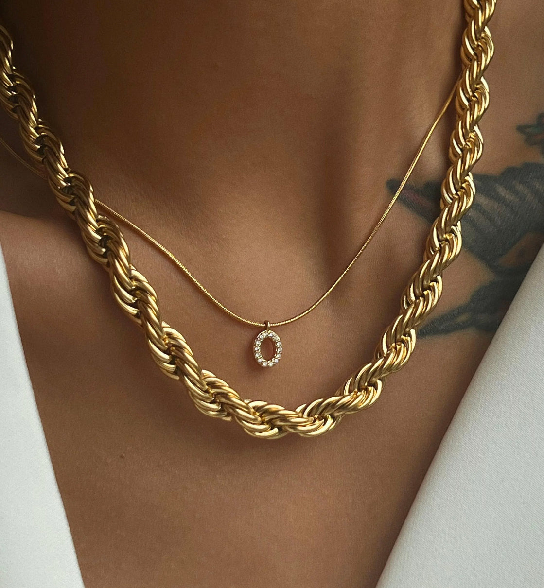 THICK ROPE NECKLACE