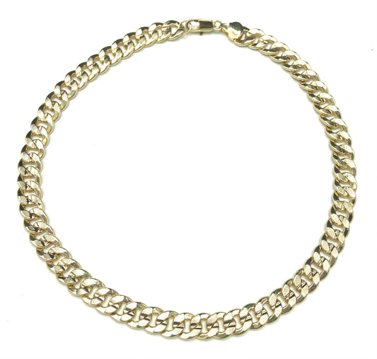 SHINE CURB TEXTURE NECKLACE