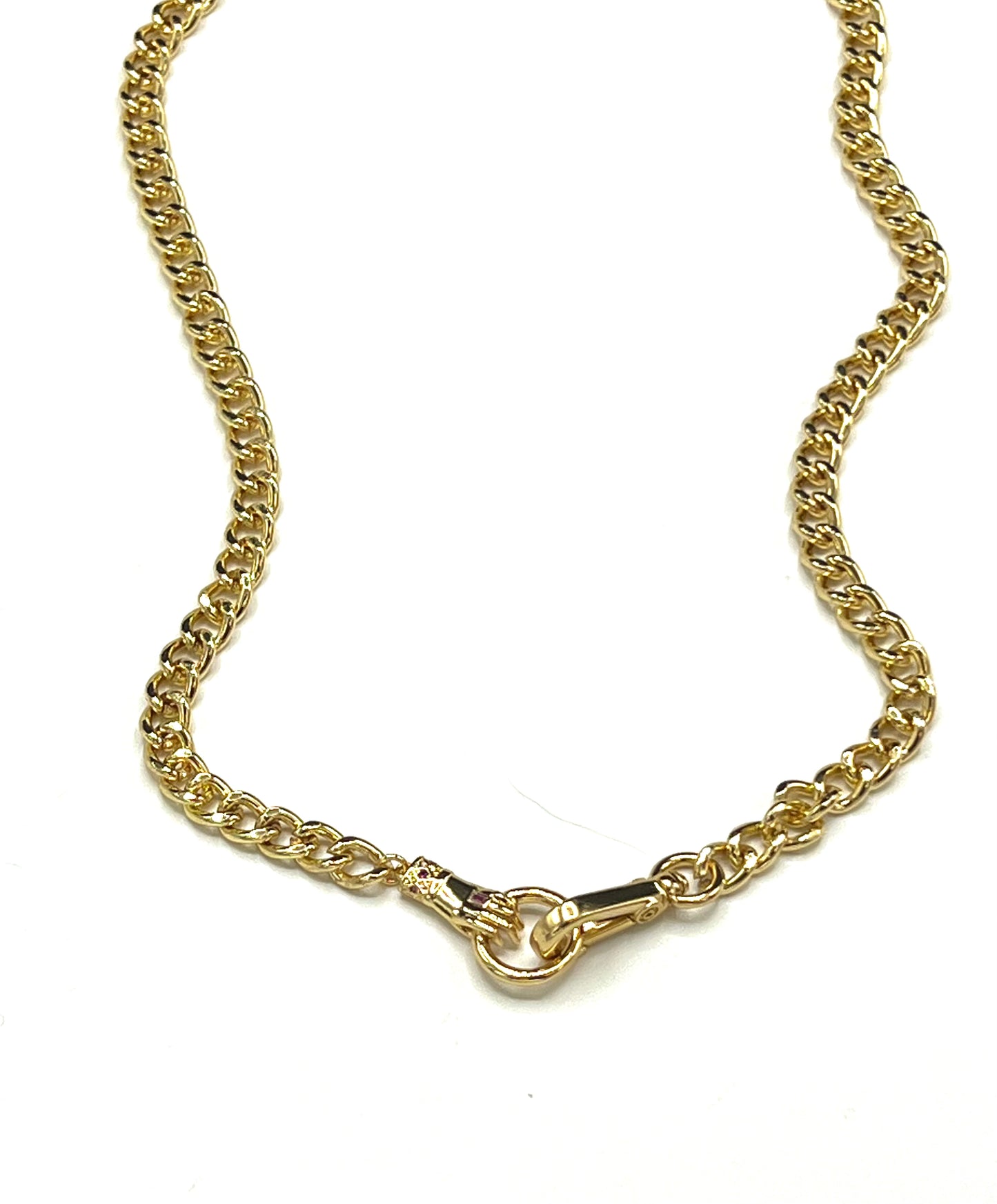 HAND CURB NECKLACE