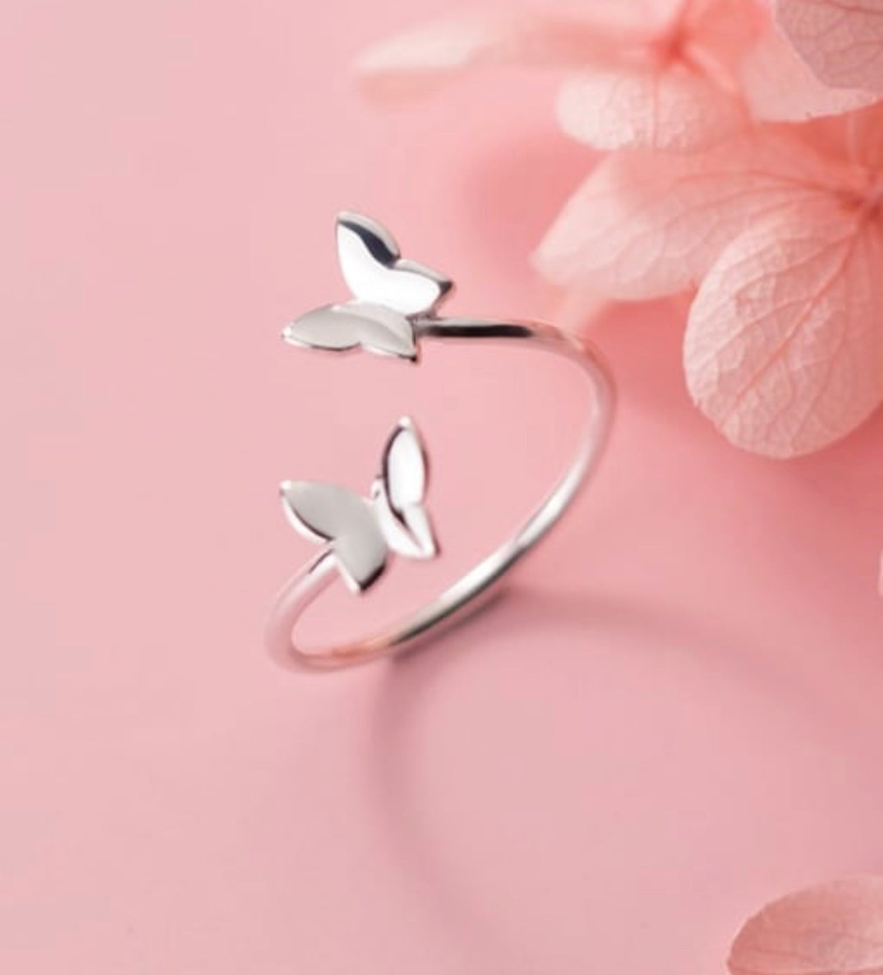 DOUBLE BUTTERFLY RING