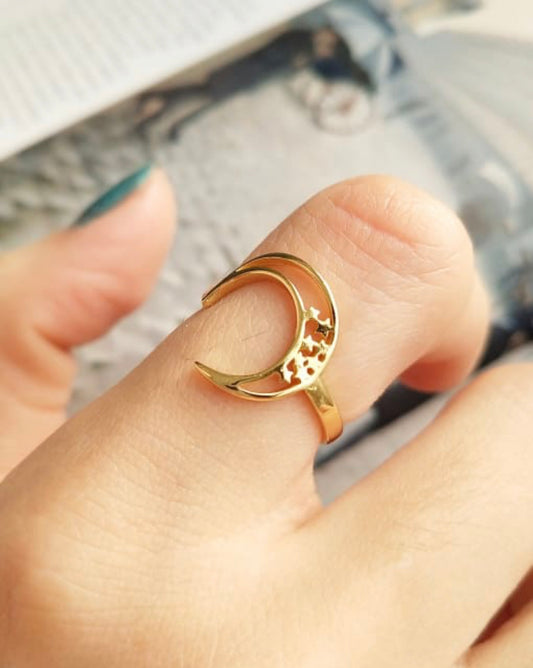 STAR-MOON RING