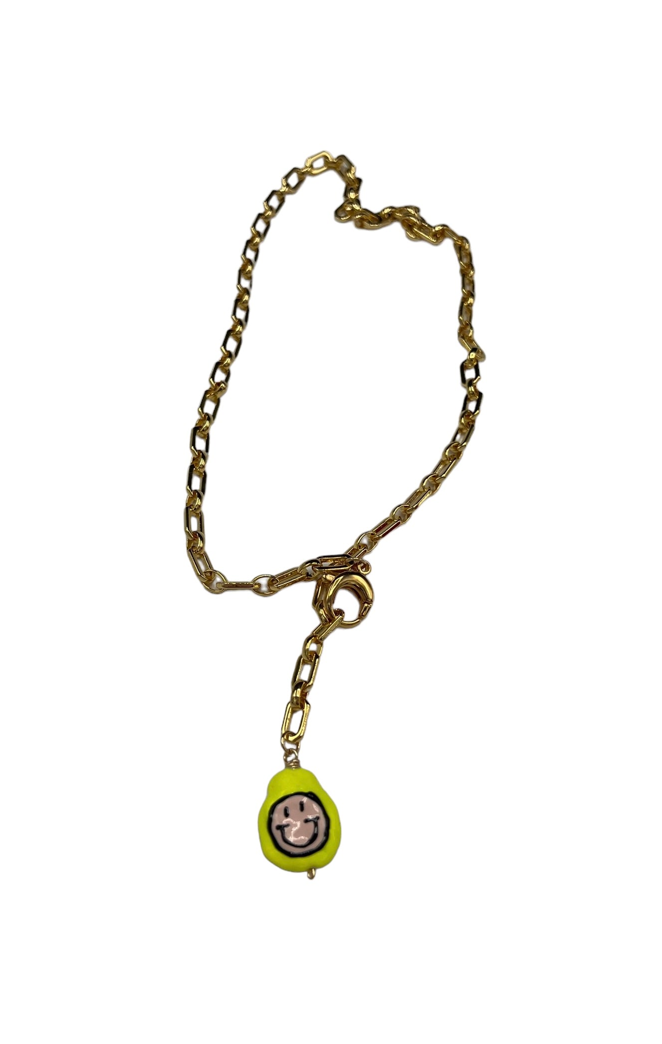 SMILEY PAPERCLIP NECKLACE