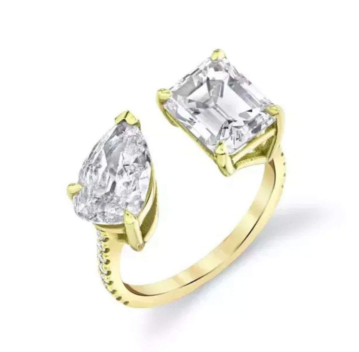 Dubble Dia Rings DOUBLE DIAMOND RING – Lenozella