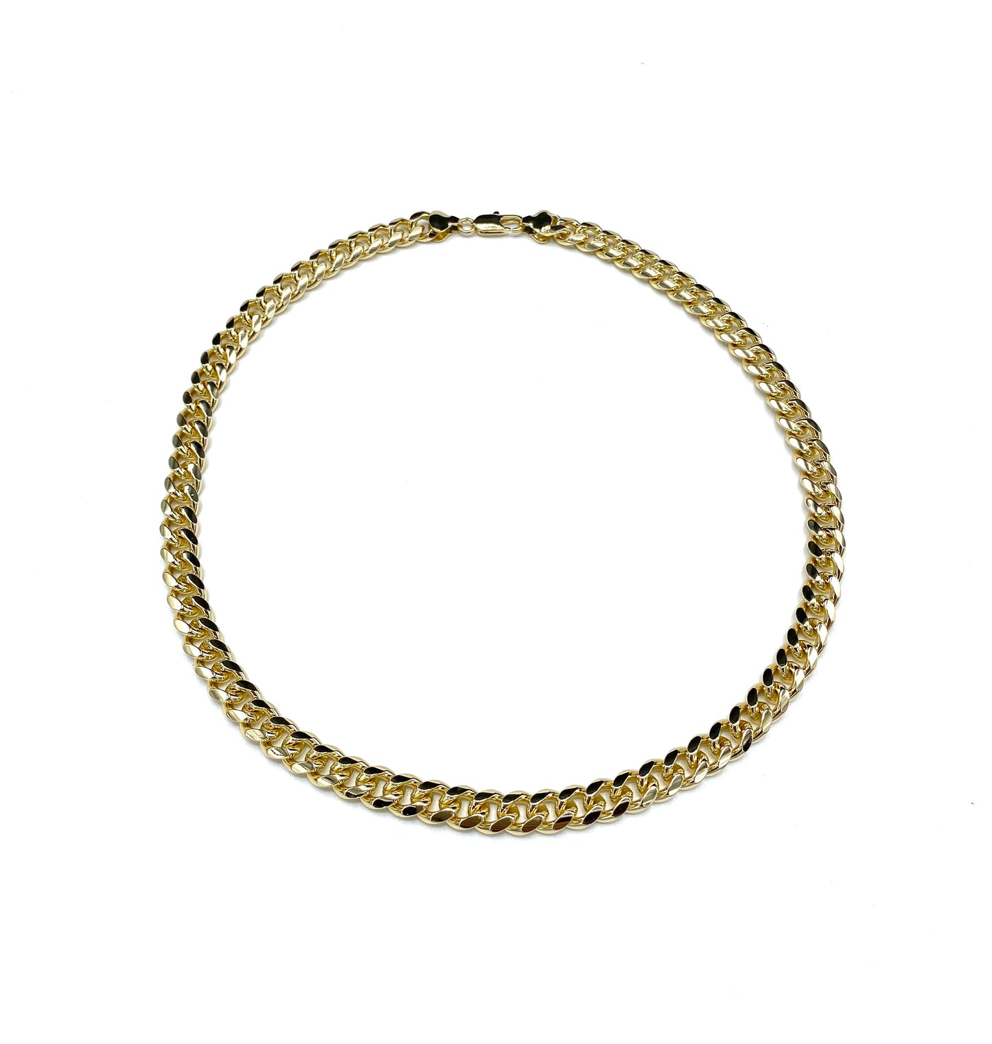 THIN CURB CHAIN NECKLACE