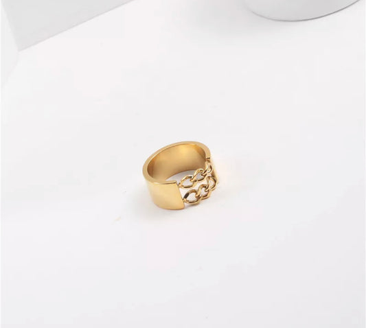 CHAIN BAND RING