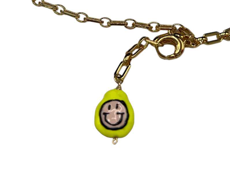 SMILEY PAPERCLIP NECKLACE