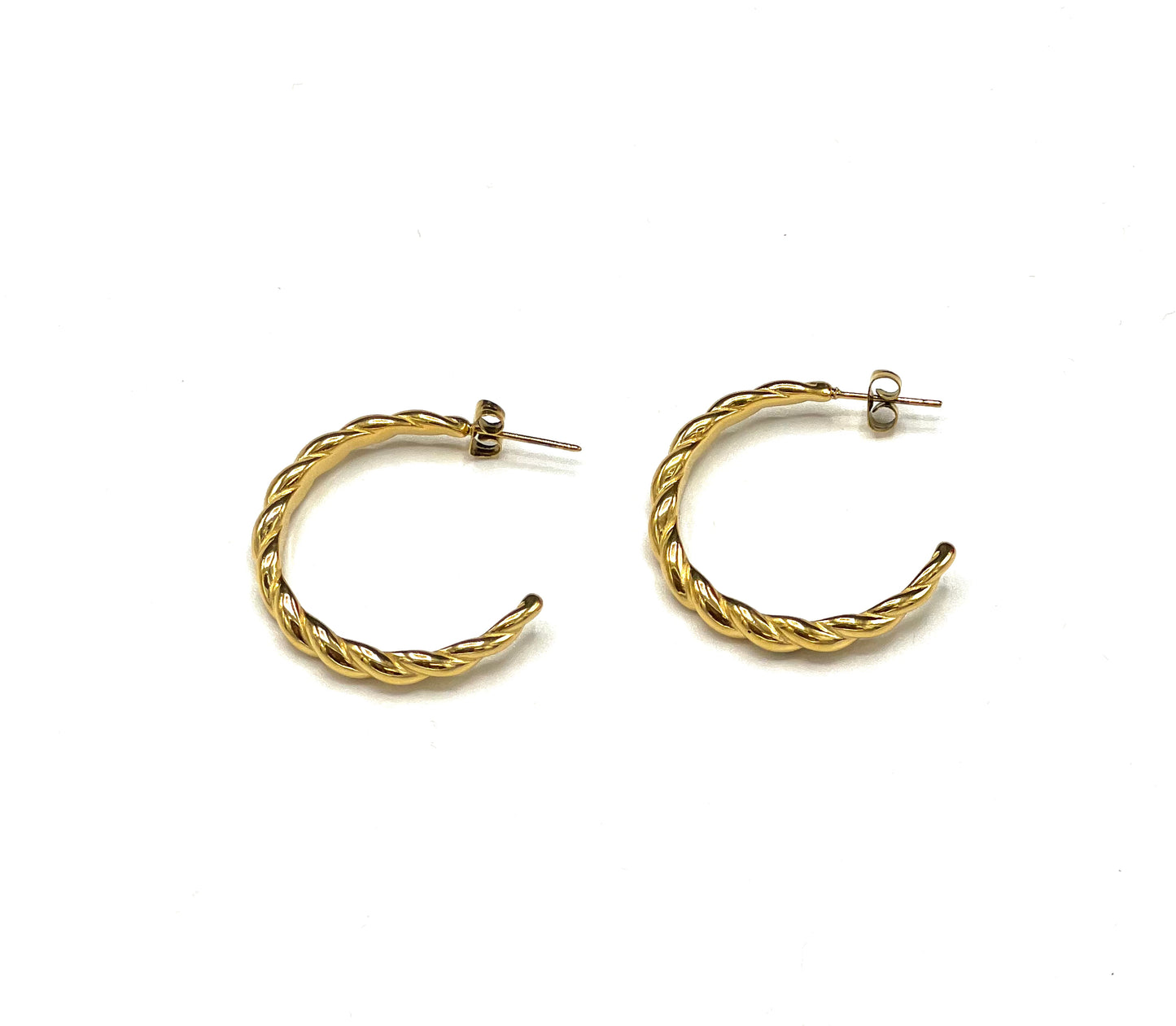 TEXTURE THIN HOOPS