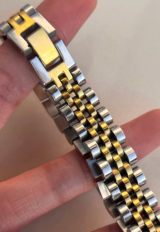 TWO TONE WATCH BAND